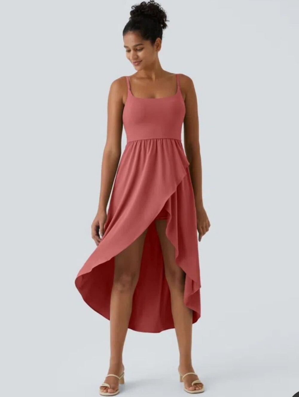 NWT Halara Breezeful High Low 2 Piece Midi Dress